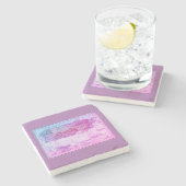 ヴィンテージプエルトリコの地図， 1898 ストーンコースター (横)