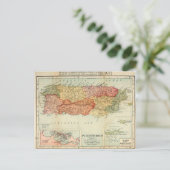 ヴィンテージプエルトリコの地図, 1898 ポストカード (スタンド正面)