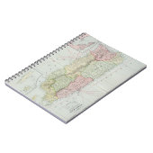 ヴィンテージプエルトリコの地図（1901年） ノートブック (左側)