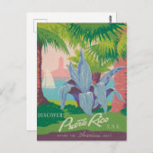 ヴィンテージプエルトリコはがき ポストカード (正面/裏面)