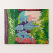 ヴィンテージプエルトリコトラベルアートイラストレーション ジグソーパズル (横)