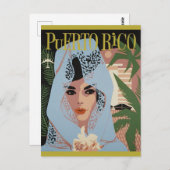 ヴィンテージプエルトリコトラベル ポストカード (正面/裏面)