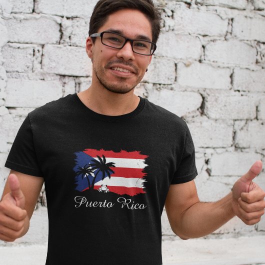 ヴィンテージプエルトリコ国旗Coqui Boricua Tシャツ