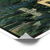 ヴィンテージプグリアイタリア城旅行 ポスター (角)