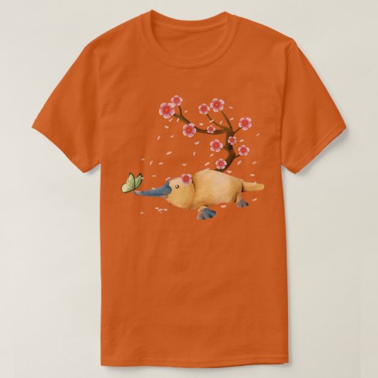ヴィンテージプラチ日本のプスさくらんぼ花花サ Tシャツ (デザイン正面)