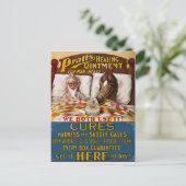 ヴィンテージプラットヒーリング軟膏の広告 ポストカード (スタンド正面)