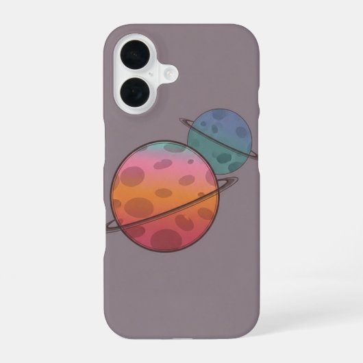ヴィンテージプラネタリアライメント iPhone 16ケース (裏面)