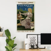 ヴィンテージプラハジュエリー&シルバーウェアアド ポスター (ホームオフィス)