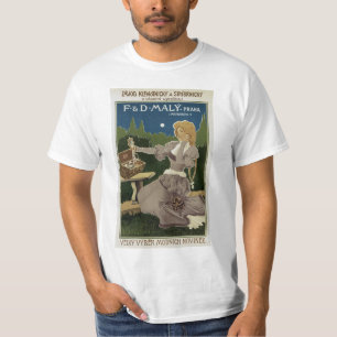ヴィンテージプラハジュエリー&シルバーウェアアド Tシャツ