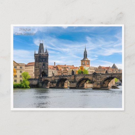 ヴィンテージプラハチェコリパブリック・レピュブリックチェーク ポストカード (正面)