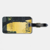 ヴィンテージプラハ（プラハ）ヴィン素晴らしテージ旅行ポスター ラゲッジタグ (裏面横)