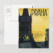 ヴィンテージプラハ ポストカード (正面/裏面)