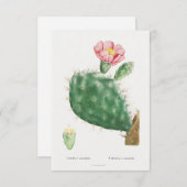 ヴィンテージプラントイラストレーションカード (正面/裏面)