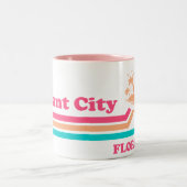ヴィンテージプラントシティフロリダ ツートーンマグカップ (中央)