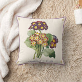 ヴィンテージプリムラオーリキュラ – カウスリップピロー クッション (ブランケット)