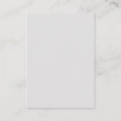 ヴィンテージプリムローズピンクのローズウェディングレセプションカード エンクロージャーカード (裏面)