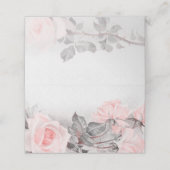 ヴィンテージプリムローズピンク結婚ローズ プレイスカード (外部開封)