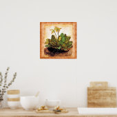 ヴィンテージプリムローズプリムラ ポスター (キッチン)