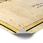 ヴィンテージプリンスエドワード島の地図（1775年） ポスター (角)