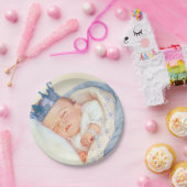 ヴィンテージプリンスボーイ赤ちゃんシャワー ペーパープレート (パーティー)