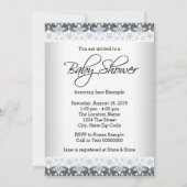 ヴィンテージプリンス男の赤ちゃんシャワー 招待状 (裏面)