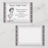 ヴィンテージプリンセスおむつくじチケット エンクロージャーカード (正面/裏面)