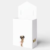 ヴィンテージプリンセスアフリカ系アメリカ人ベビーシャワー フェイバーボックス (オープン)