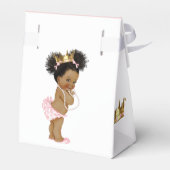 ヴィンテージプリンセスアフリカ系アメリカ人ベビーシャワー フェイバーボックス (裏面サイド)