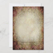 ヴィンテージプリンセスエッフェルタワーパリベビーシャワー 招待状 (裏面)