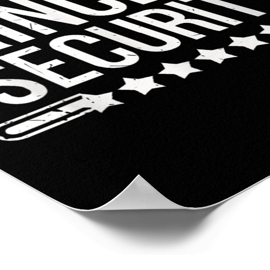 ヴィンテージプリンセスセキュリティボーイズブラザー誕生日ダ ポスター (角)