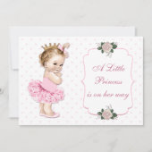 ヴィンテージプリンセストゥトゥハートとフラワーズ 招待状 (正面)