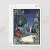 ヴィンテージプリンセスバイバージニアフランススターレット ポストカード (正面/裏面)