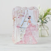 ヴィンテージプリンセスフルーアベラバラ1カード 招待状 (スタンド正面)