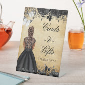 ヴィンテージプリンセスブラックバタフライテーブル 台座サイン (インサイチュ)