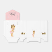 ヴィンテージプリンセスベビーシャワーお気に入りボックスブロンド フェイバーボックス (折り畳みなし)