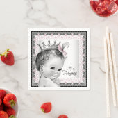 ヴィンテージプリンセスベビーシャワー スタンダードカクテルナプキン (インサイチュ)