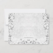 ヴィンテージプリンセスベビーシャワー 招待状 (裏面)