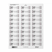 ヴィンテージプリンセス住所 シール (フルシート)