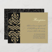 ヴィンテージプリンタオーナメント旋回披露宴招待状 招待状 (正面/裏面)