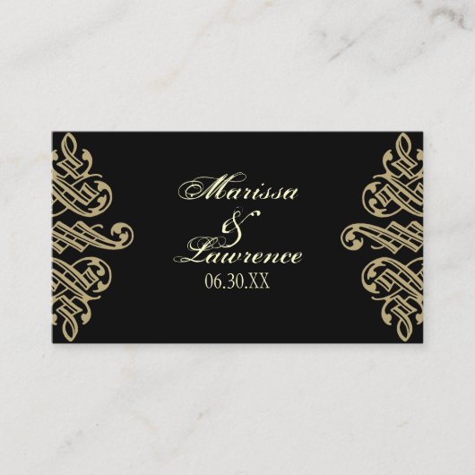 ヴィンテージプリンターオーナメントのテーブルの座席カード プレイスカード (正面)