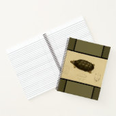 ヴィンテージプリントの亀甲手帳 ノートブック (内部)