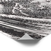 ヴィンテージプリントセネカの胸像 ポスター (角)