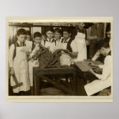 ヴィンテージプリントボーイズドーターデーモデル印刷機 ポスター (正面)