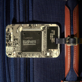 ヴィンテージプリント基板ギーク電子PCB ラゲッジタグ