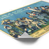 ヴィンテージプリント衛生ポスター ポスター (角)