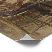 ヴィンテージプリント踊りレッスン万丈ミュージシャン ポスター (角)