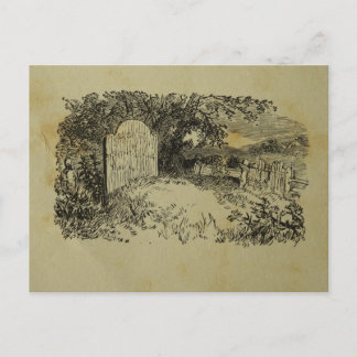 ヴィンテージプリント ポストカード