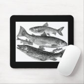 ヴィンテージプリント マウスパッド (マウス)