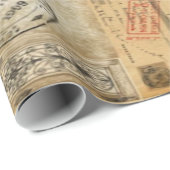 ヴィンテージプリント ラッピングペーパー (ロールコーナー)