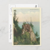 ヴィンテージプルピットロックマロッケミシガン ポストカード (正面/裏面)